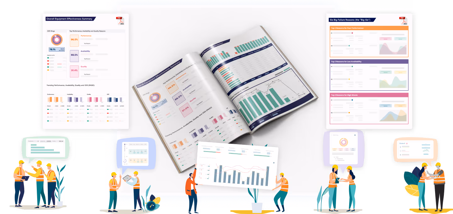 Beautiful manufacturing reports after priting